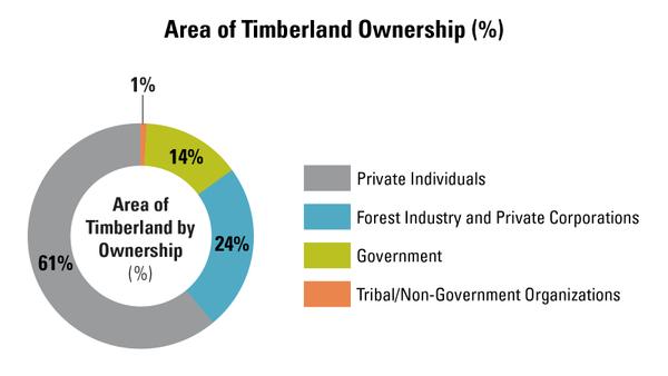 Figure 3. 60% of NC is capable of producing timber.